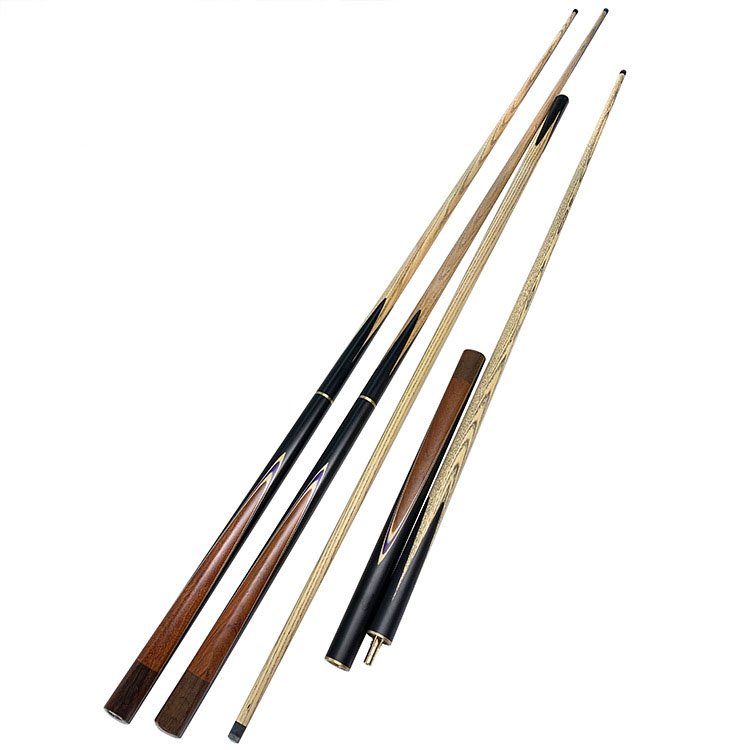 Wholesale 3/4 Cue 10mm Tip Billiard Cue Ash Wood Snooker Stick with Extension Snooker Cue