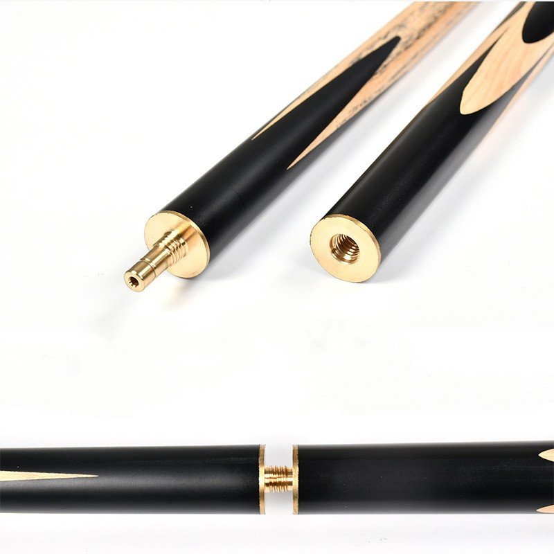 Chinese Style, Black Eight English small head billiard cue,3/4 Jointed Cue, 10mm Snooker Cue