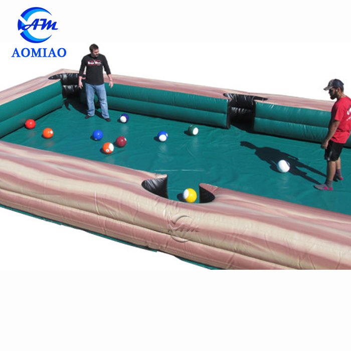 Attractive Inflatable Snooker Ball Game Inflatable Soccer Pool Table Inflatable Billiard Ball Table