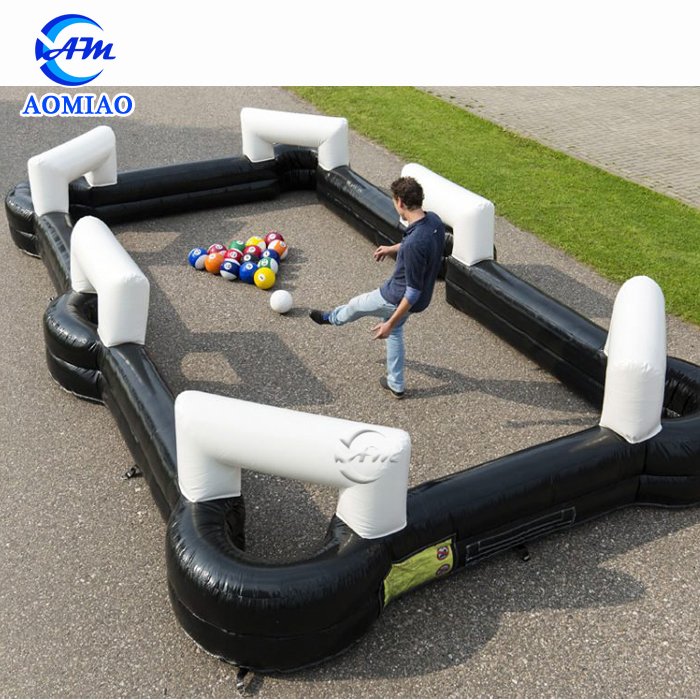 Attractive Inflatable Snooker Ball Game Inflatable Soccer Pool Table Inflatable Billiard Ball Table