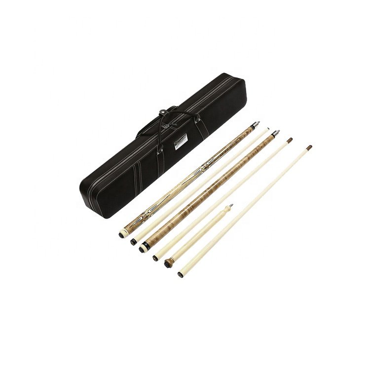 Konford Custom Logo Billiards Cue Aska Balabushka Havuz Longoni Ball Sack Rubber Butt Color Black OEM/ODM Snooker Pool Cue Stick