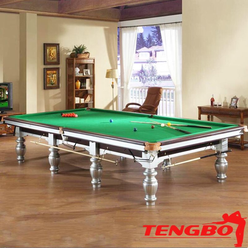 Best selling snooker table british pool table gold color snooker table