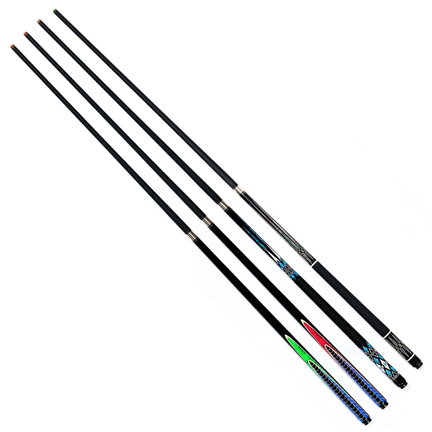 New Fashion Billiard pool cue 1/2 Carbon fiber cue 57 inch length for billiard pool table game