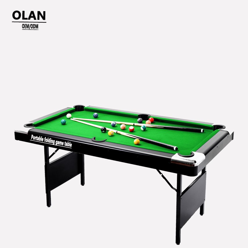 Portable 7ft Folding Pool Table for Snooker Fans Custom Size Home Use Billiards Table with MDF Cushions