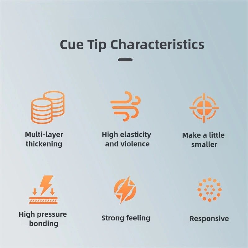 Billiard Clubs Supply Wholesale High-Quality Multiple Specifications Replaceable Cue Tips