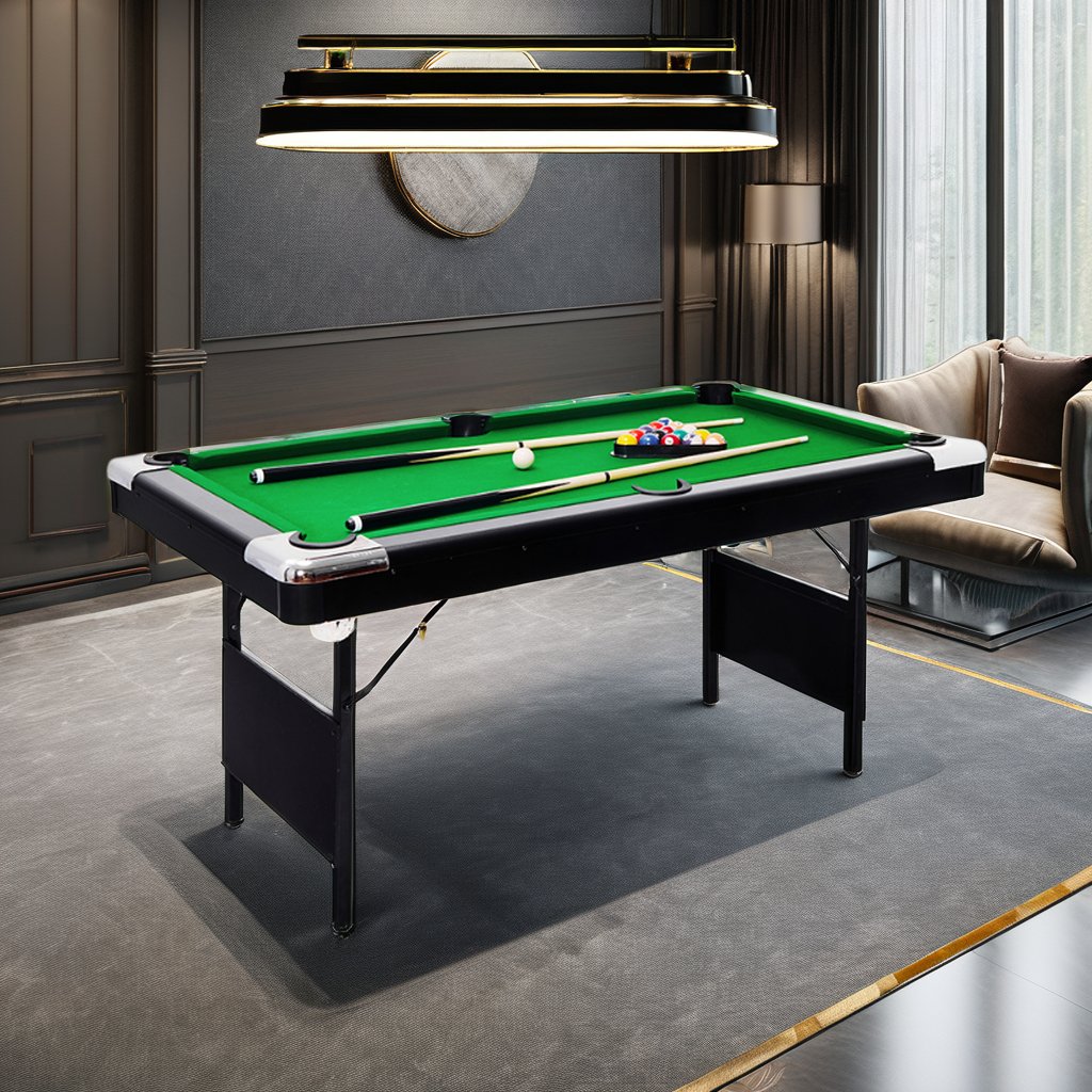 New Indoor 5.5 6 7 8ft pool table 3-in-1 foldable adult pool table