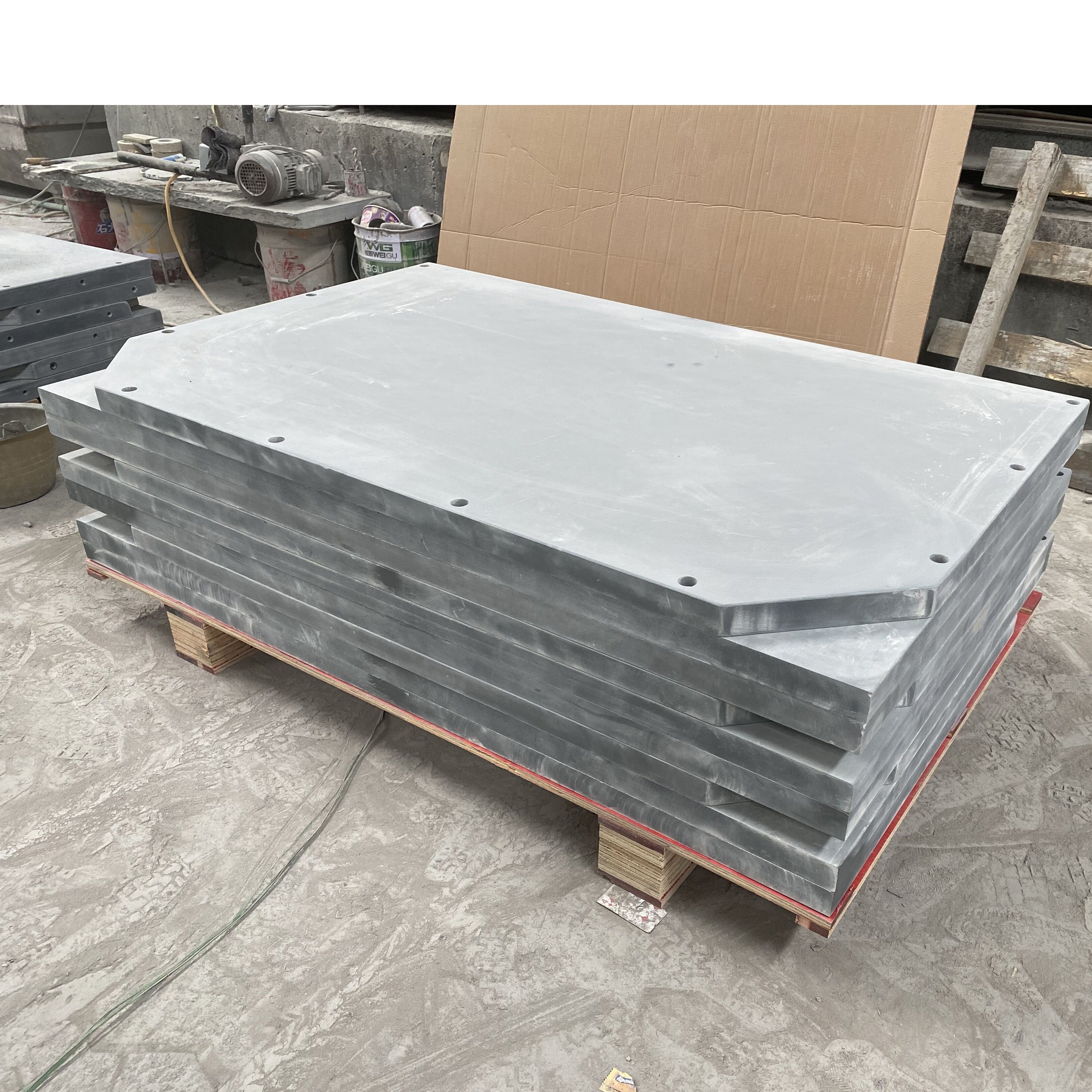 Black Slab Gray Polished Slate Competition Level Polished Slate With Backboard For 9-Foot Billiards Table