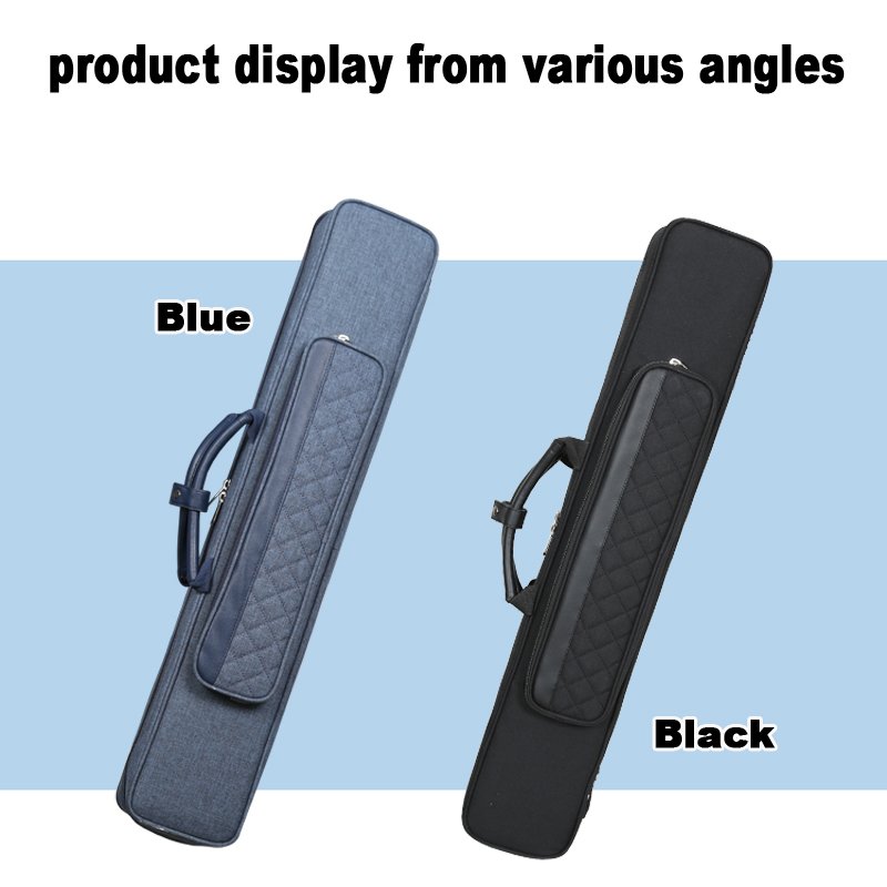 Wholesale 3B 4S Billiard Cue Case Pool Cue Stick Carrying Case and Bag with Stick Holder for 1/2 Snooker & Billiard Cue Stick