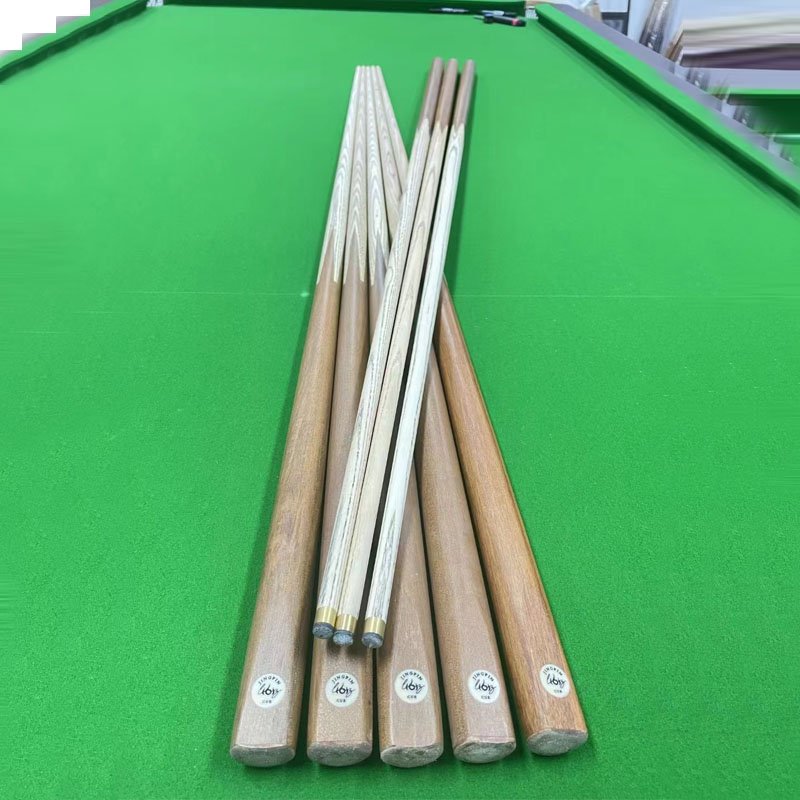 Economic club ebony Ash Wood Snooker pool cue stick 10mm 57-Inch Snooker Cue Billiard Stick with One Pc Style