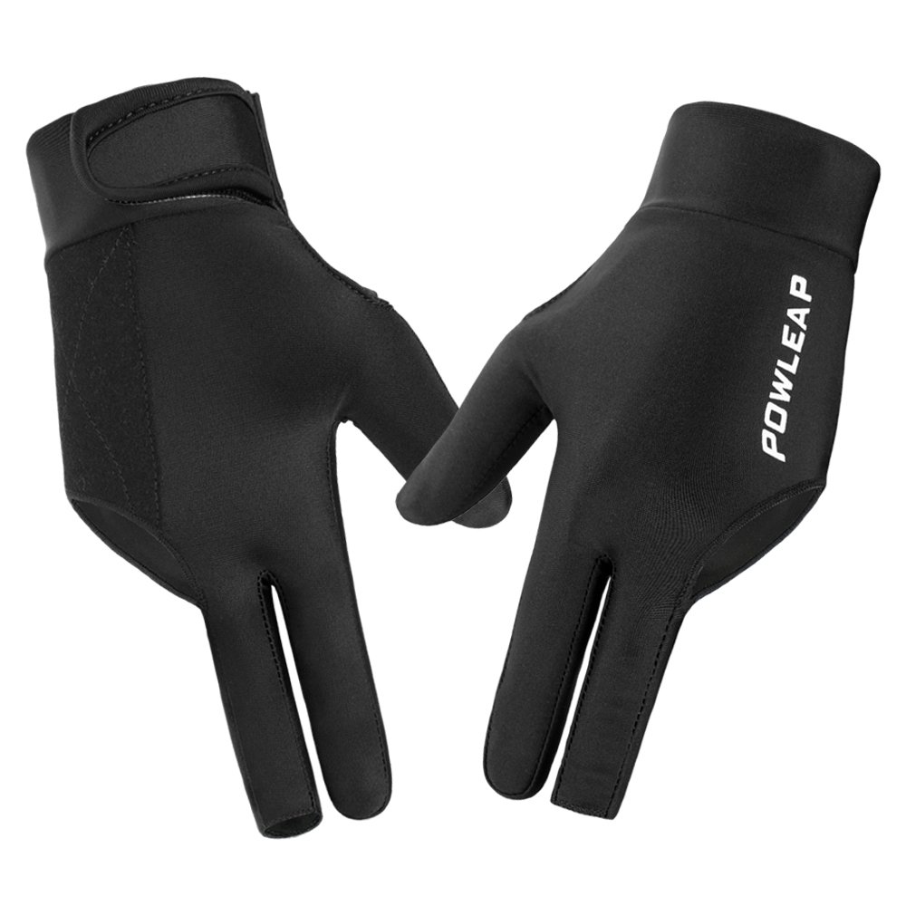 High Quality Breathable Mesh Palm Snooker Gloves Yellow Billiards Gloves Comfortable Pool Cue Gloves