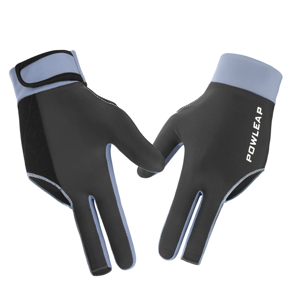 High Quality Breathable Mesh Palm Snooker Gloves Yellow Billiards Gloves Comfortable Pool Cue Gloves