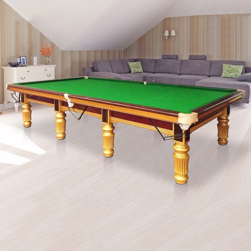 Tournament international standard wood cushion snooker table 12ft game play snooker table used for sale