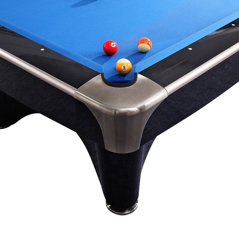 Bojue Factory New Design Bluestone slate Solid cushion Standard size 8 ft American billiard pool table