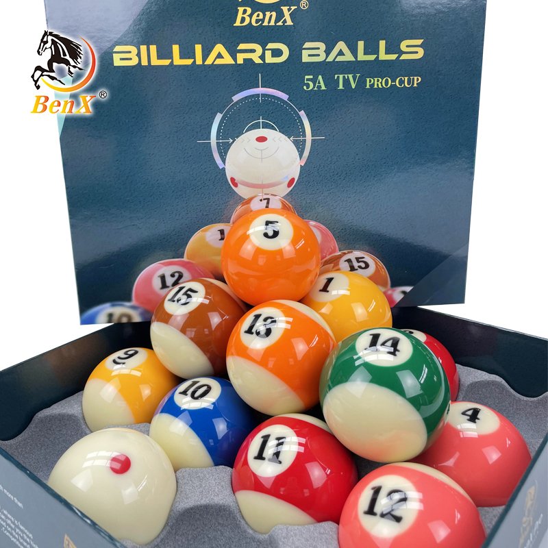 BenX 57.2mm 5A TV ball professional style factory directly sale billiard ball snooker