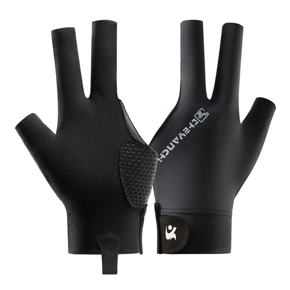 Gloves Billiard Half Finger Left Right Hand 3 Finger Billiard Gloves Pool Snooker Gloves