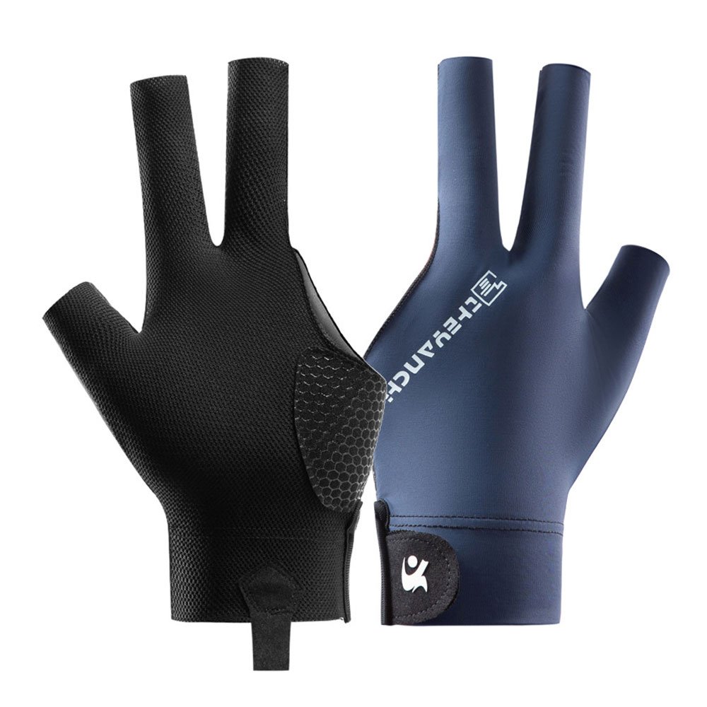 Gloves Billiard Half Finger Left Right Hand 3 Finger Billiard Gloves Pool Snooker Gloves