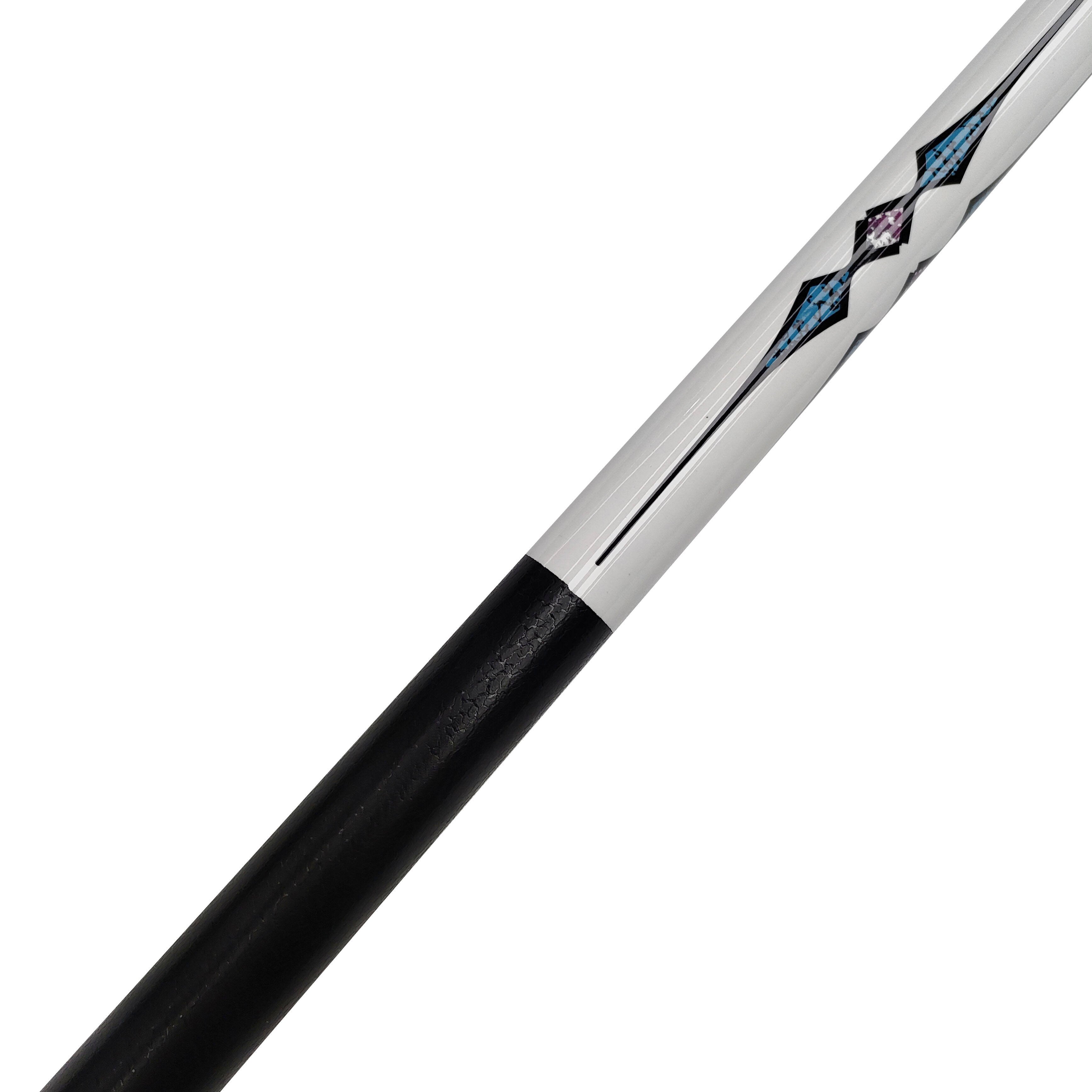 Factory wholesale rhinestone maple pool cue 13mm pointed double jointed dreamy American nine ball cue pool cue