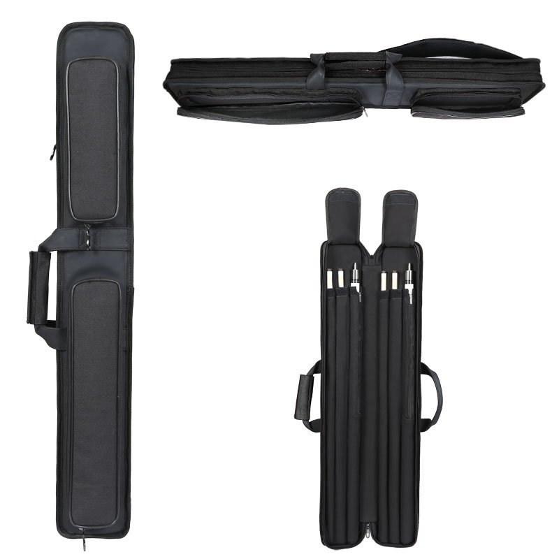 New Design Billiard Pool Cue Stick Carrying Case Heavy-Duty Nylon Exterior Pool Cue Carrying Bag Durable Pool Cue Stick Carrying