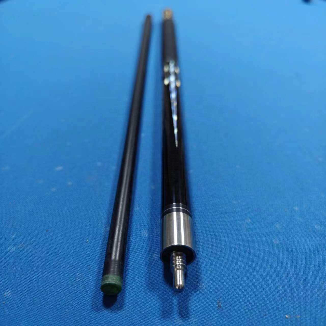 High Quality 11.5mm Carbon fiber glass fiber 1/2 Joint Snooker Billiard Pool Cue