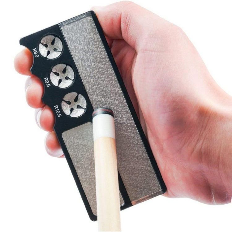 Portable Durable Wear-resistant Aluminum Billiard Cue Tip Tool Billiard Cue Tip Grinder for Billiard Club