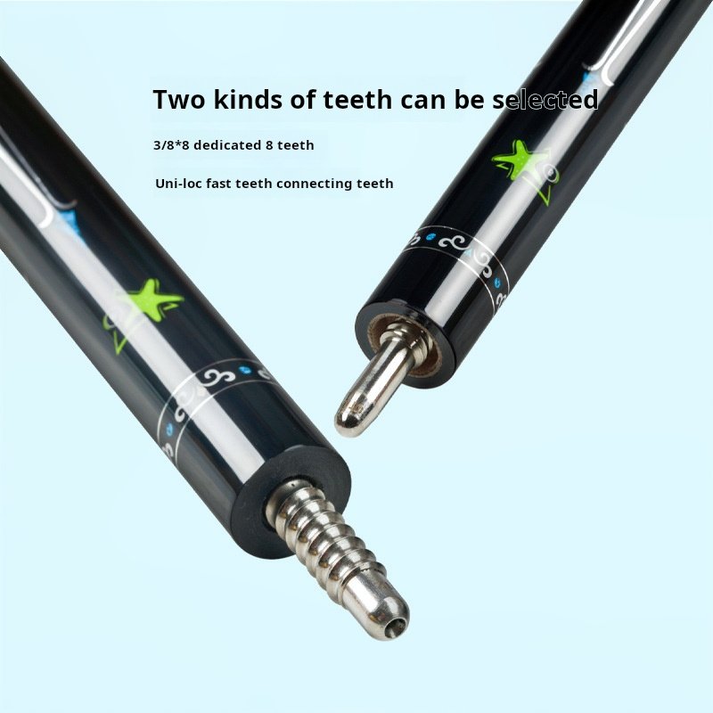 CRICAL carbon fiber black technology billiard cue big head American Chinese style black eight paint billiard cue middle head
