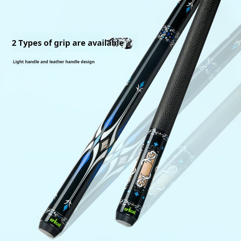 CRICAL carbon fiber black technology billiard cue big head American Chinese style black eight paint billiard cue middle head