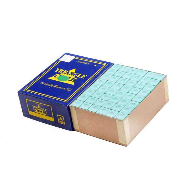 Customized Logo Billiards Accessories Powder Chalks 144PCS Big Box Good Quality Snooker Pool Cue Chalks Billiard Cue Chalks