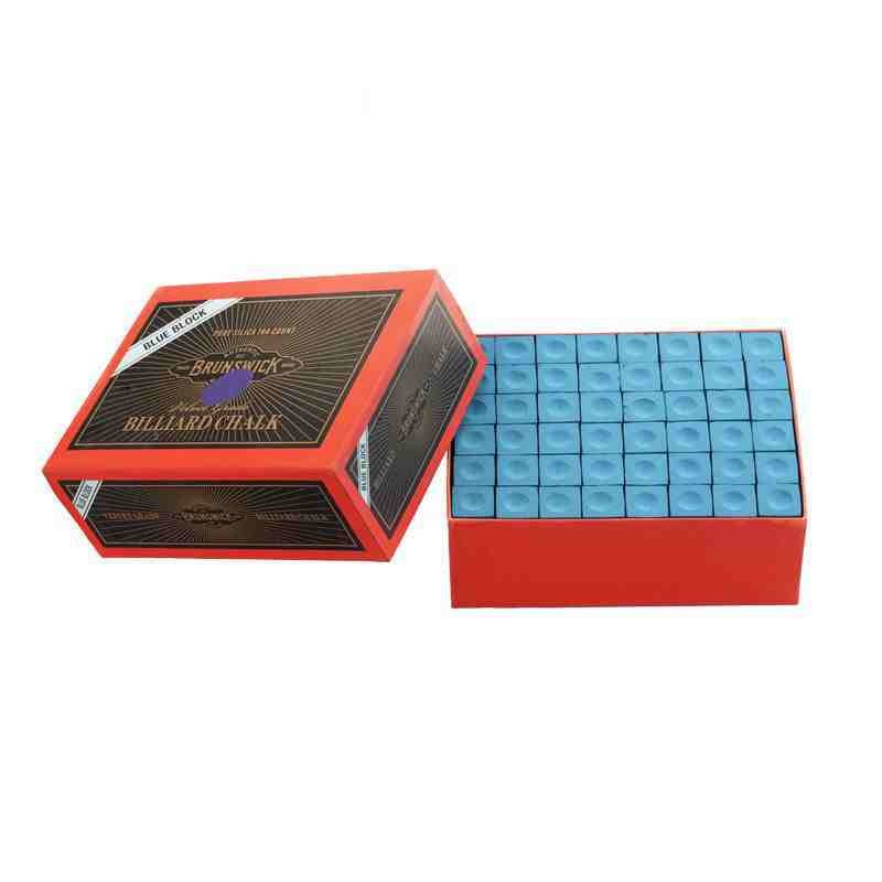 Customized Logo Billiards Accessories Powder Chalks 144PCS Big Box Good Quality Snooker Pool Cue Chalks Billiard Cue Chalks