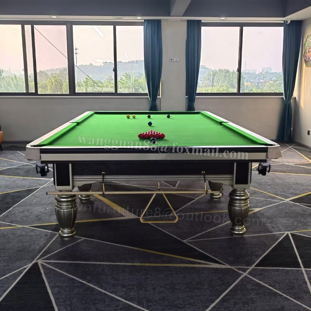 Factory cheap price 12 feet Russian billiards pyramid standard snooker billiards table for sale