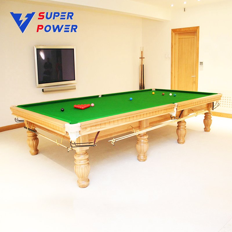 2023 Popular design indoor 12-ft professional snooker table for billiards entertainment