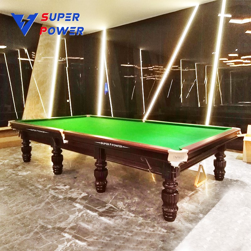 2023 Popular design indoor 12-ft professional snooker table for billiards entertainment