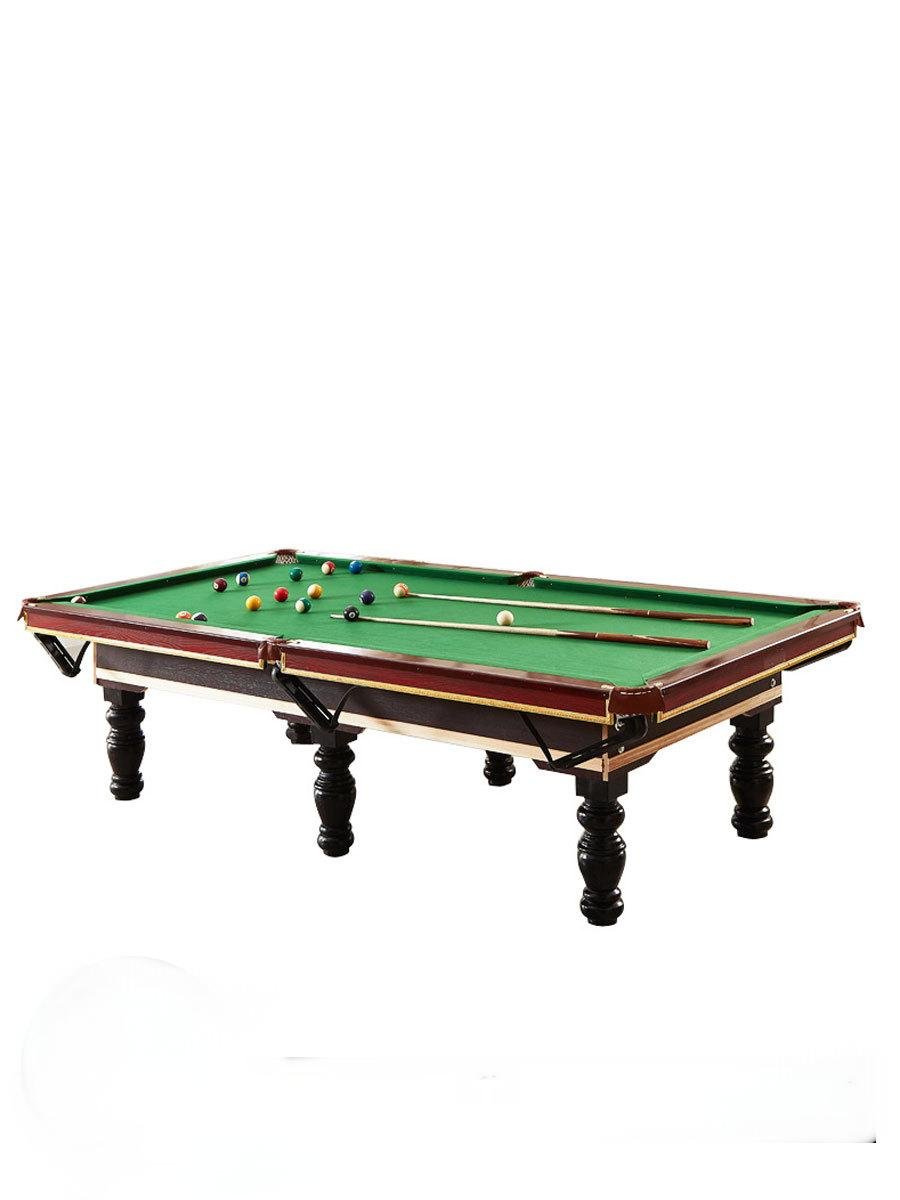 Solid wood 8-foot 9-foot pool table snooker table equipped with a full set of billiard equipment, supports customization