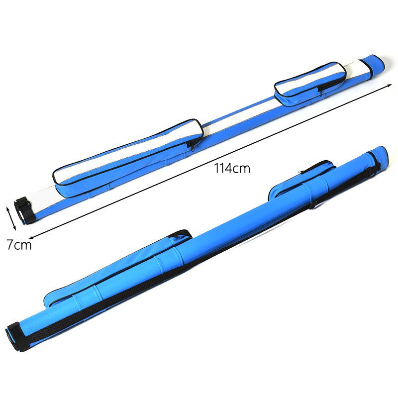 English Pool 3/4 Split Snooker Cue Case - Premium Billiard Cue Holder for Pool Table Accessories