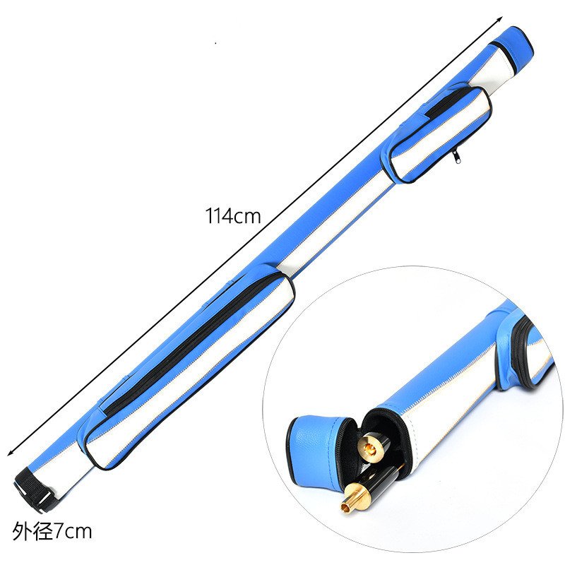 English Pool 3/4 Split Snooker Cue Case - Premium Billiard Cue Holder for Pool Table Accessories