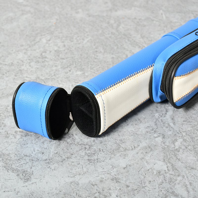 English Pool 3/4 Split Snooker Cue Case - Premium Billiard Cue Holder for Pool Table Accessories