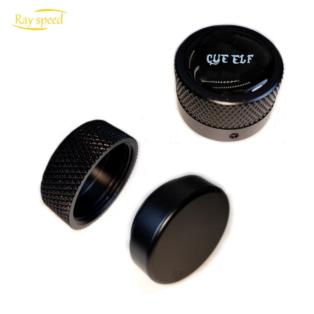 Rayspeed Round Pool Cue Chalk Holder-Portable Cue Chalk Holder for Billiard Cue Billiard Snooker Accessory Non-magnetic