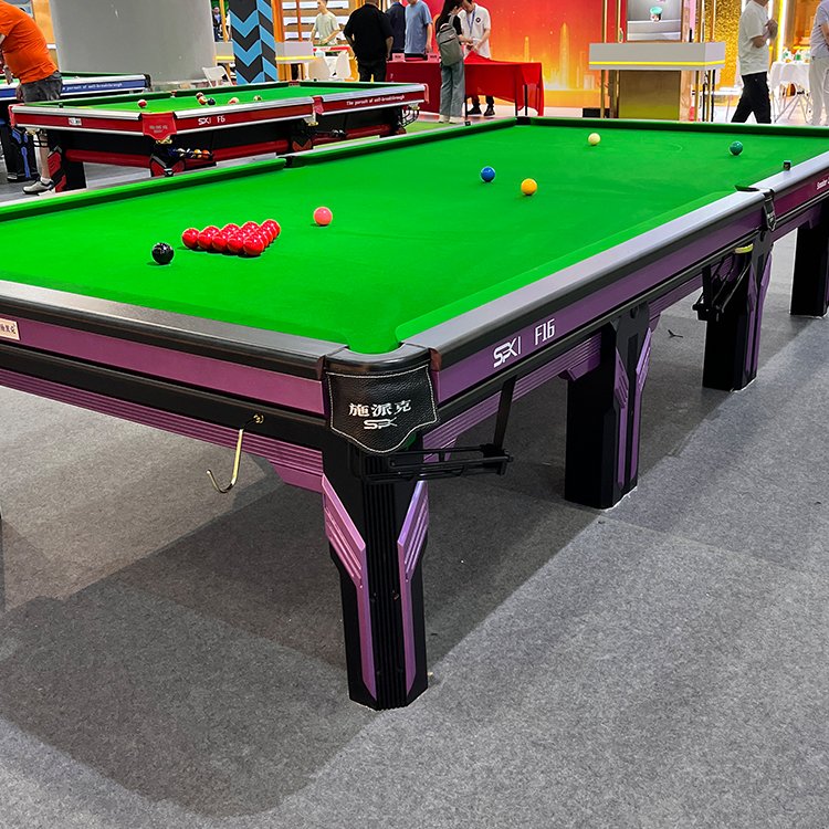 Standard Professional 12 Feet Pool Table Snooker Billiard Table With Slate Cushions And Leather Pockets For Sale