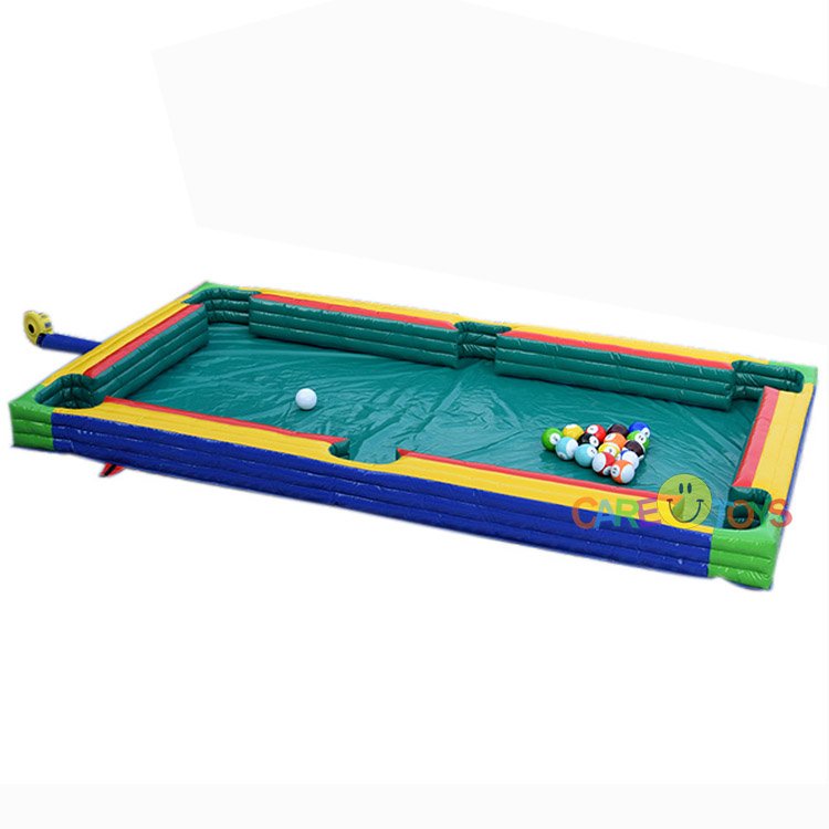 human billard inflatable snooker soccer interactive carnival game snookball sport snook ball football foot pool table for sale