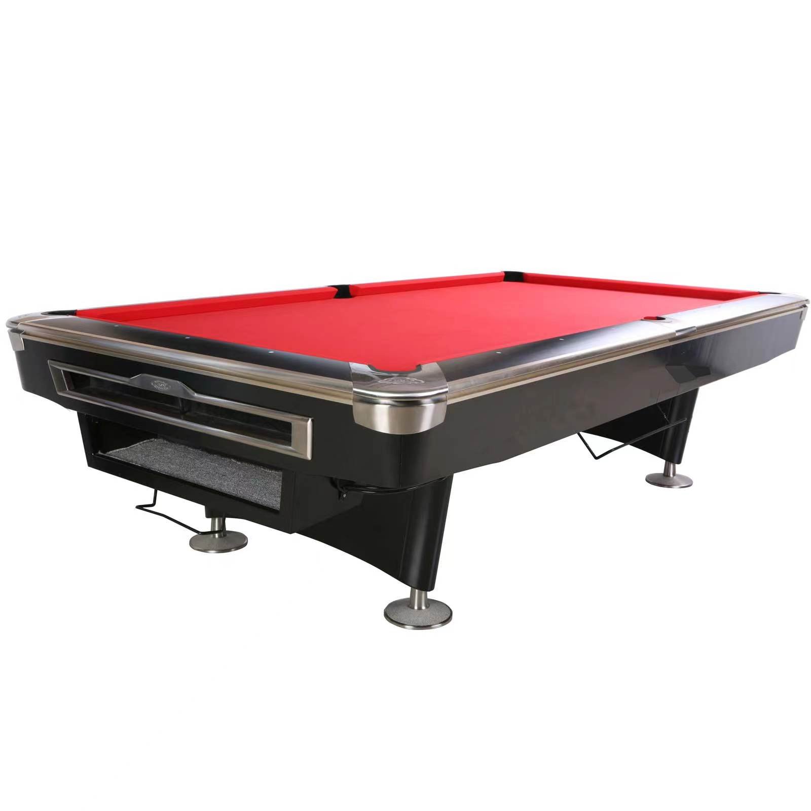 High Quality Indoor Solid Wood Slate Bed Fancy 9 Ball American Pool Tables Wholesale Cheap Price Wool Cushion Snooker Game