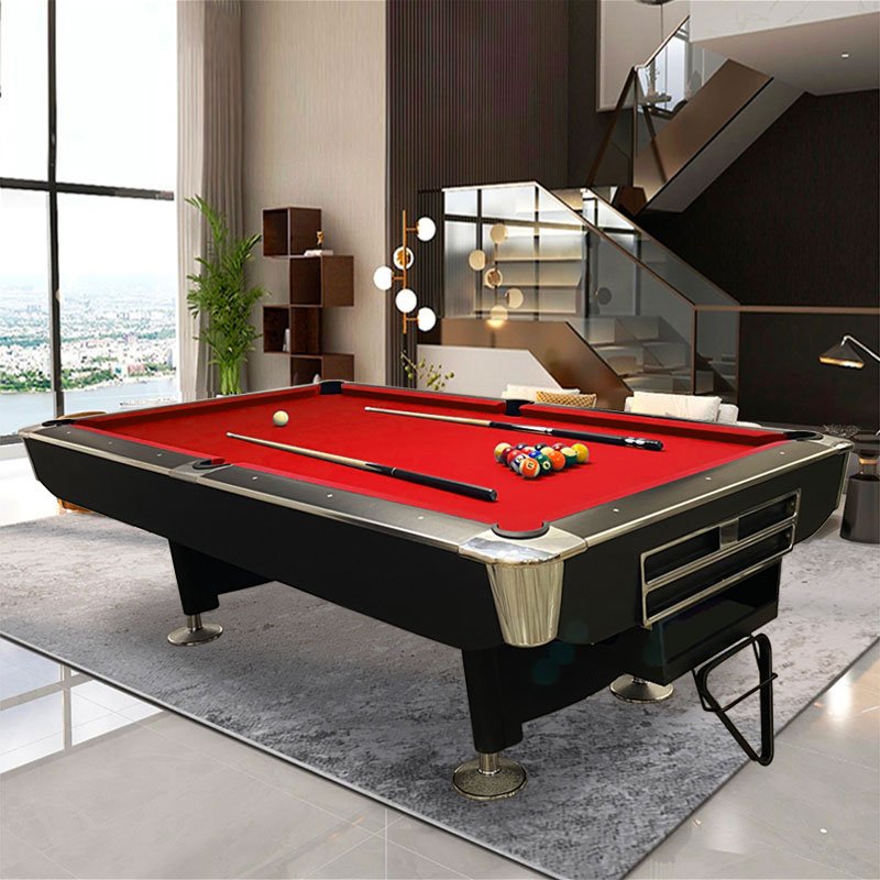 Factory direct cheap American style automatic ball return system Solid wood marble 8ft 9ft pool billiard table