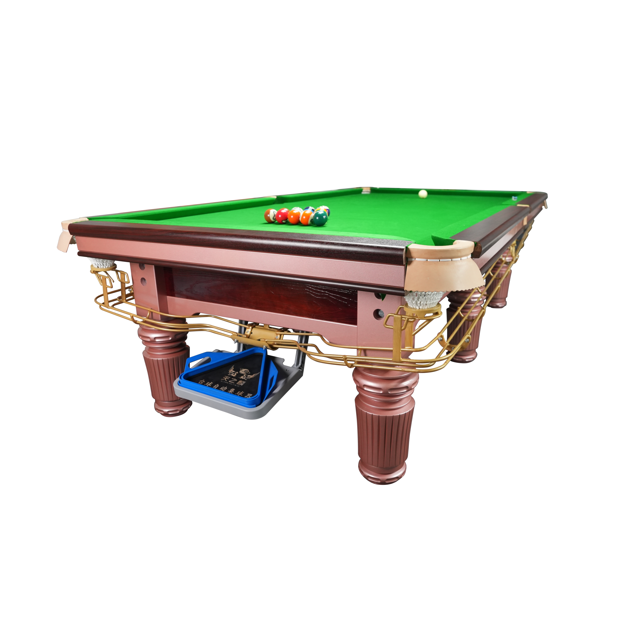 Modern 7 8 9 10 12 Feet Solid Wood Frame Snooker & Billiards Table with Slate Roof International Standard Size
