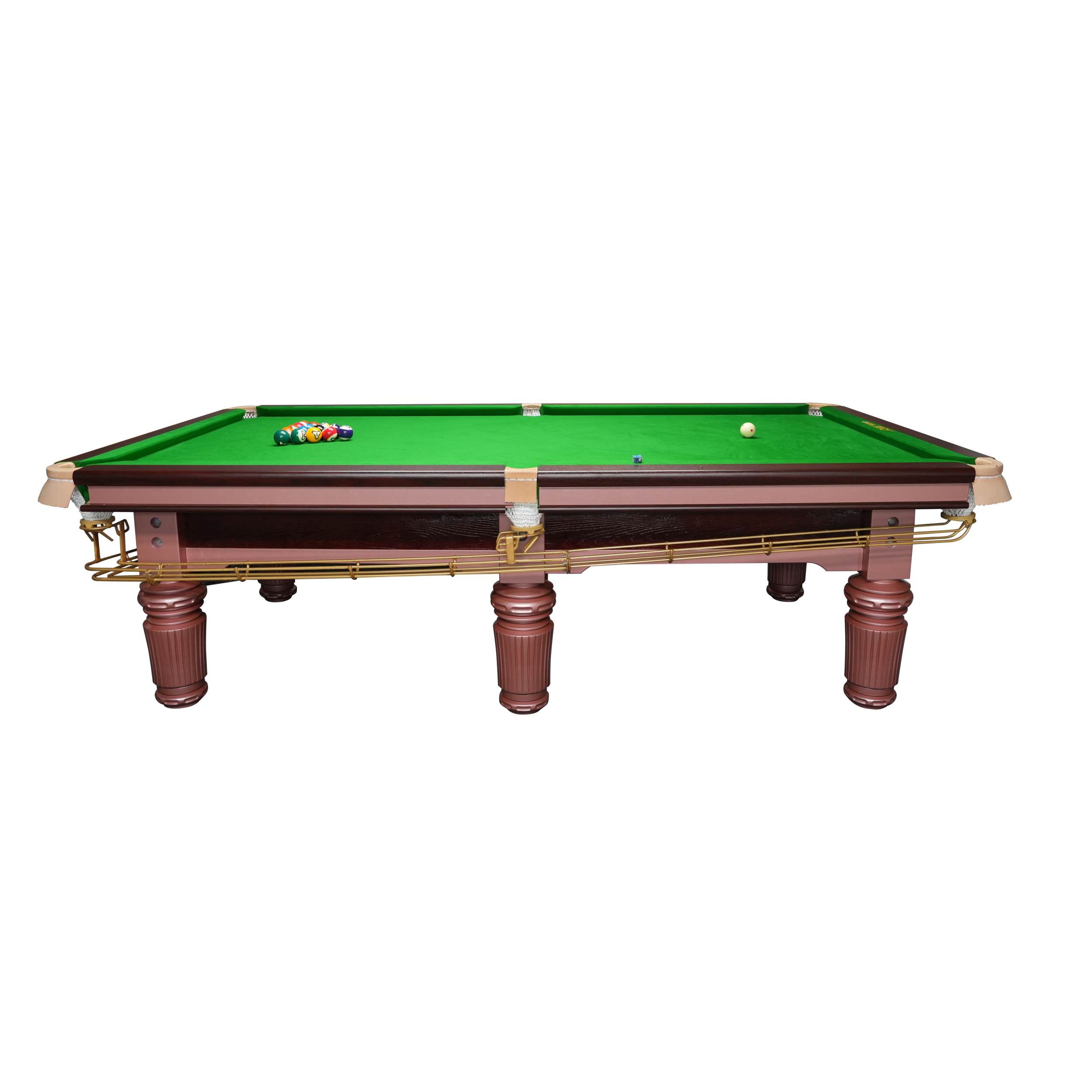 Modern 7 8 9 10 12 Feet Solid Wood Frame Snooker & Billiards Table with Slate Roof International Standard Size
