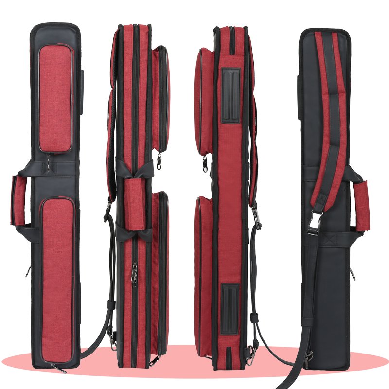 OEM custom logo waterproof Billiard cue bag 2B 4S durable billiard cue case stick bag