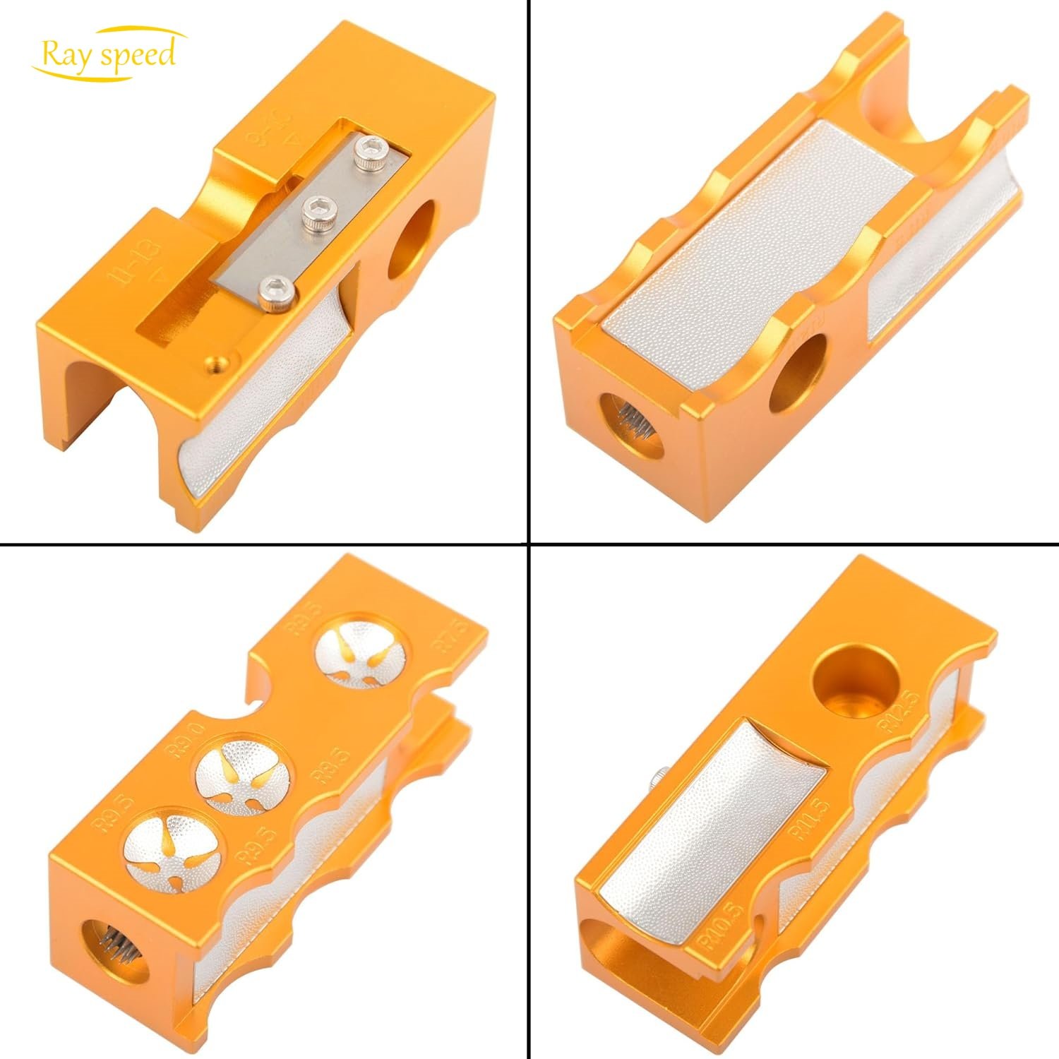 Rayspeed Professional Billiard Snooker Pool Cue Tip Repair Tool Billiard Cue Accessories Shaper Scuffer Aerator