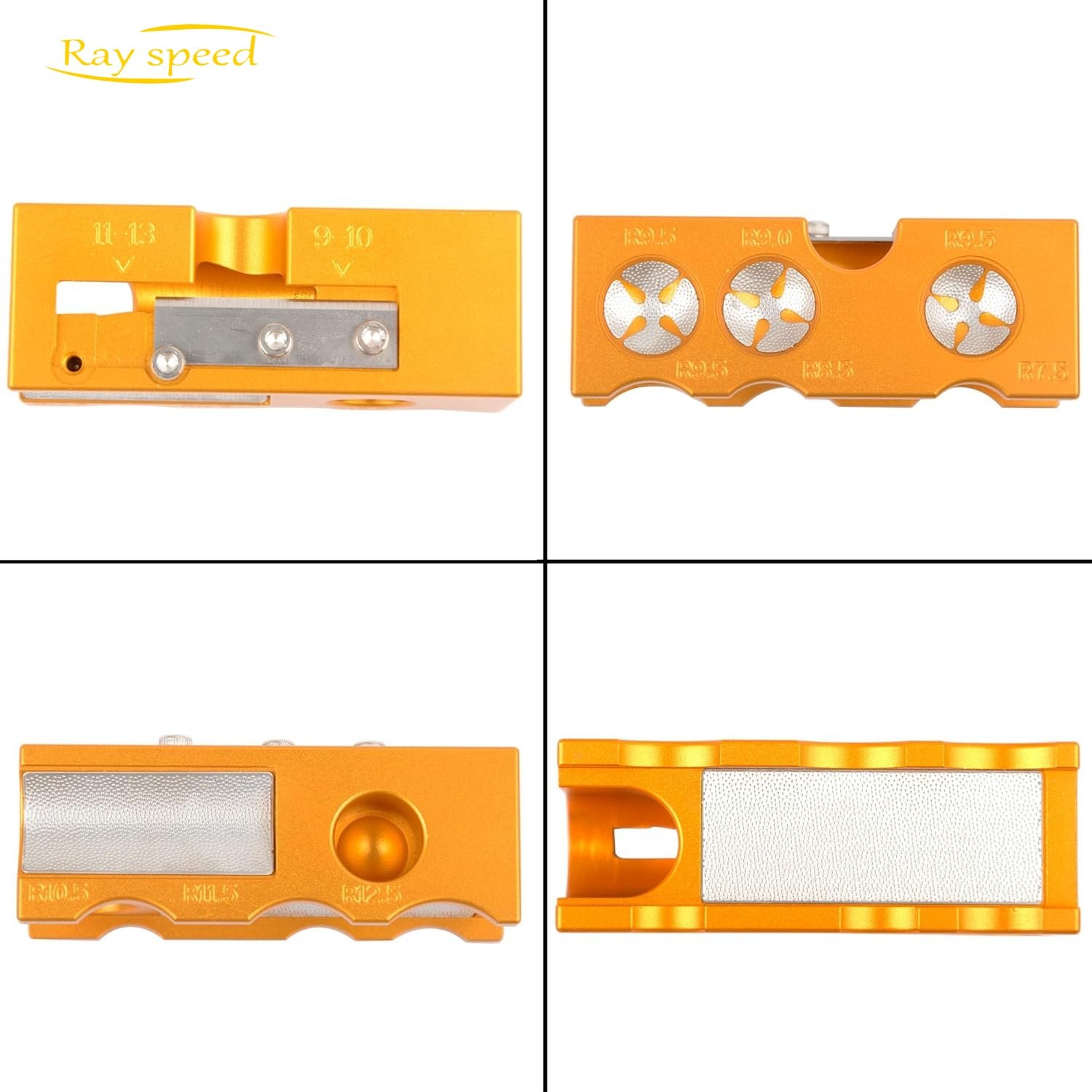 Rayspeed Professional Billiard Snooker Pool Cue Tip Repair Tool Billiard Cue Accessories Shaper Scuffer Aerator
