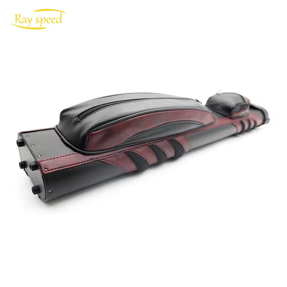 Rayspeed Newest Fast Delivery 6 Holes For 2B4S Leather Bag Snooker Billiard Pool Cue Case Oval Foam Rod Barrel Accessories