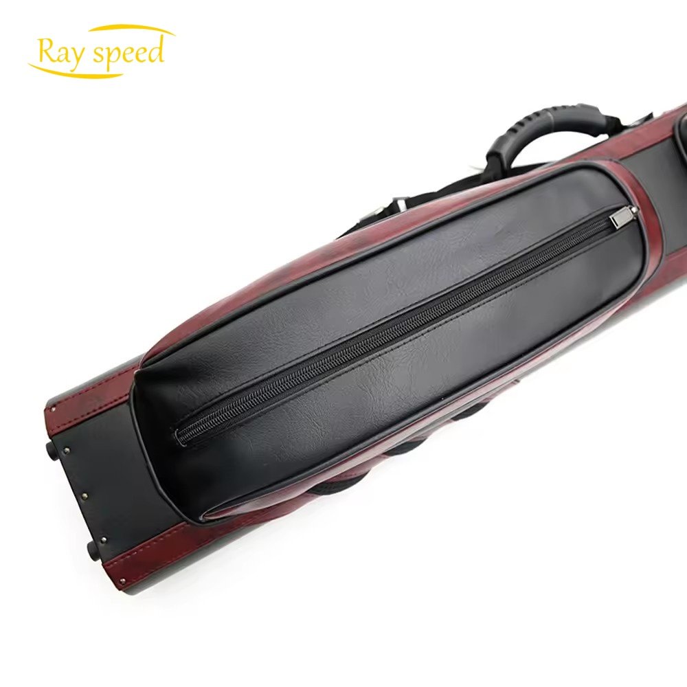 Rayspeed Newest Fast Delivery 6 Holes For 2B4S Leather Bag Snooker Billiard Pool Cue Case Oval Foam Rod Barrel Accessories