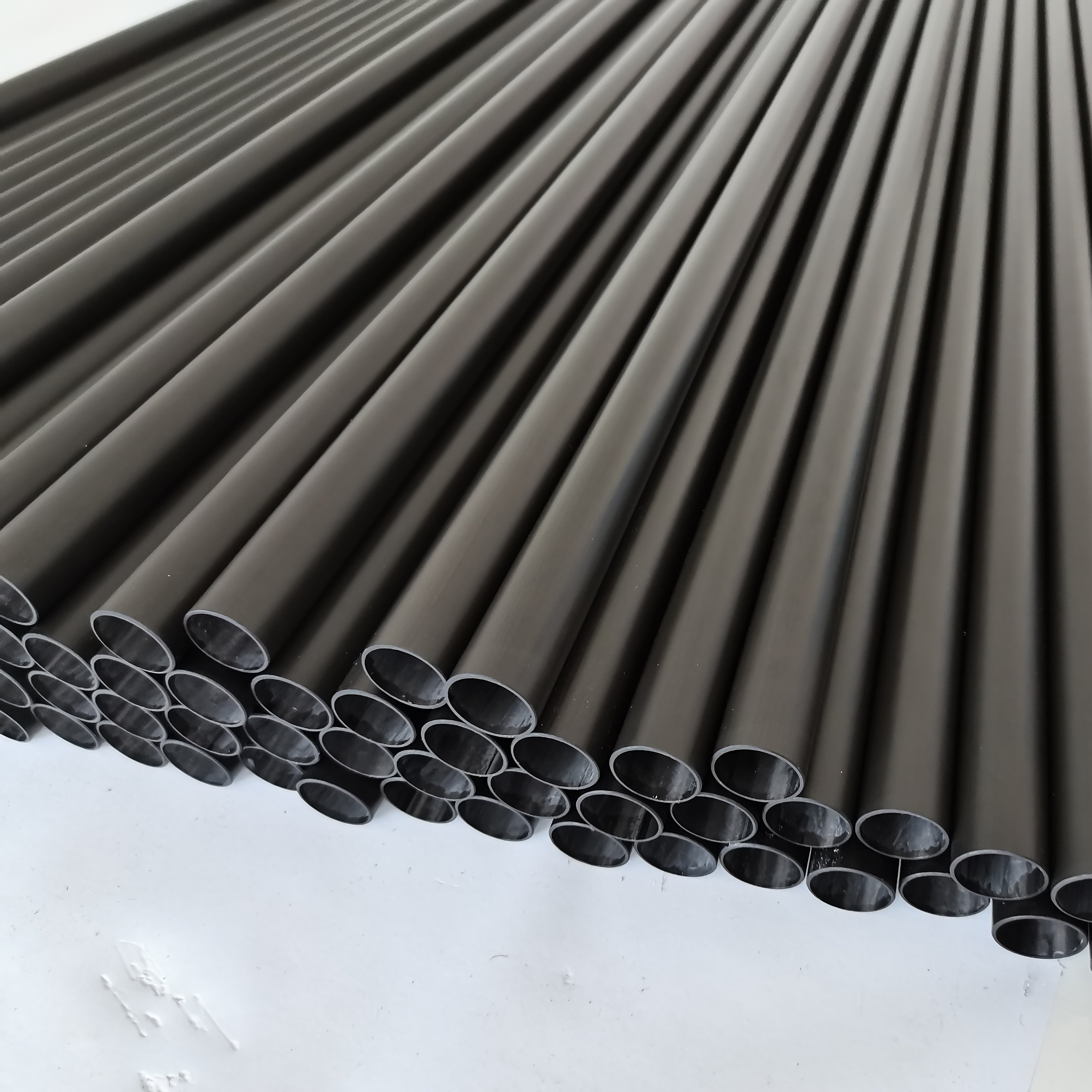 conical 12mm silk polished carbon fiber carom shaft forearm tapered carbon tube
