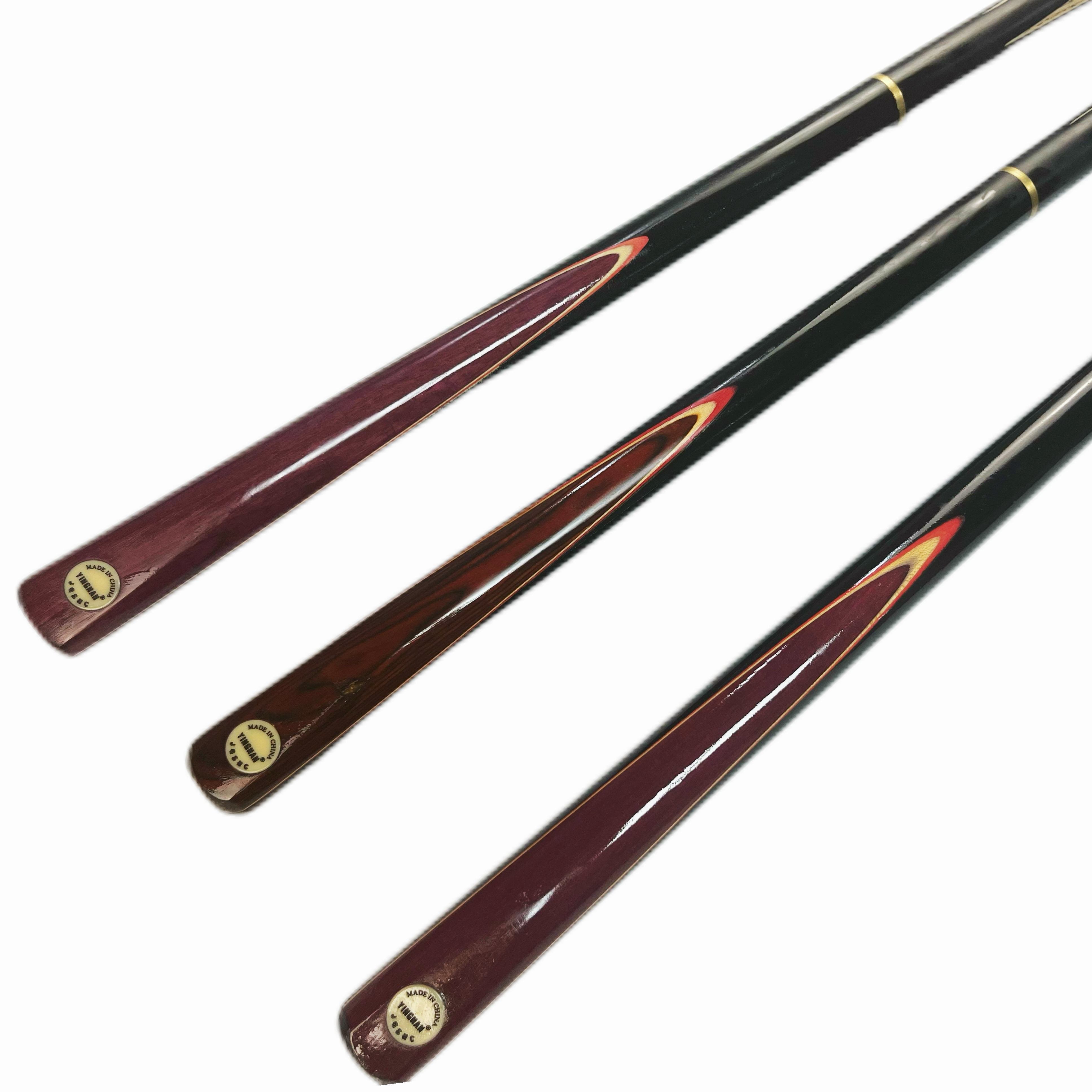 Factory Wholesale Price 3/4-PC Inlay Billiard Hand made Snooker Cue Stick
