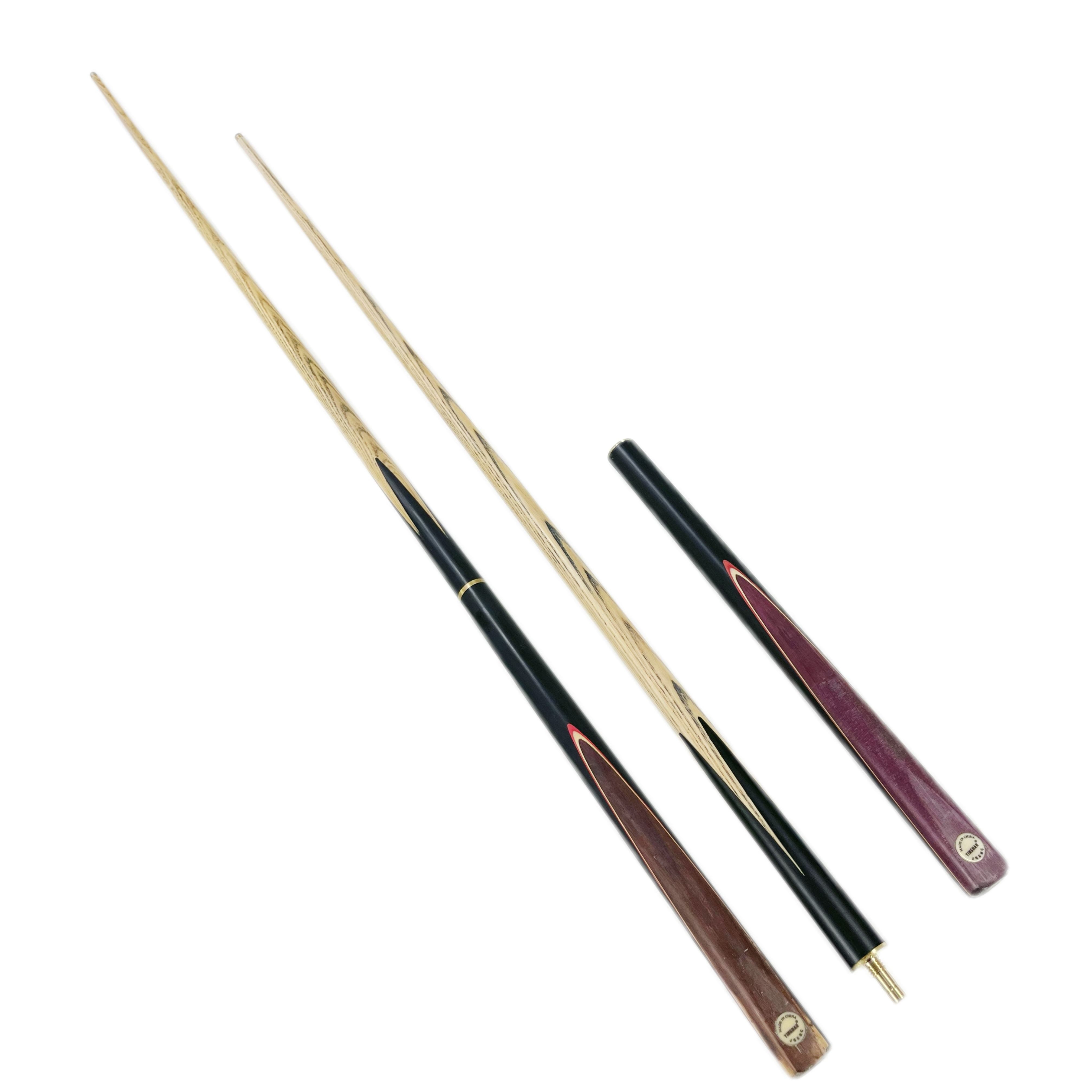 Factory Wholesale Price 3/4-PC Inlay Billiard Hand made Snooker Cue Stick